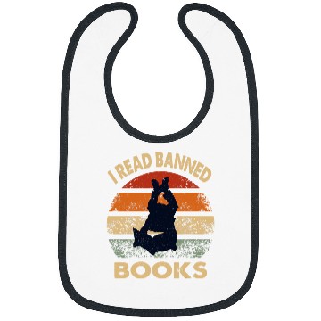 Discover Reading Image Picture Reader I Read Banned Books Bibs