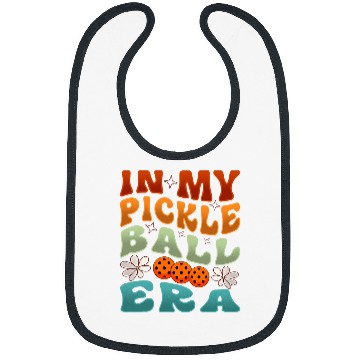Discover In My Pickleball Era Retro Waving Style 1 Bibs