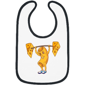 Discover Macaroni Lifting Cheese Macaroni Weightlifting Bibs