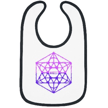 Discover Manifest Hexagram Sacred Geometry Manifestation Bibs