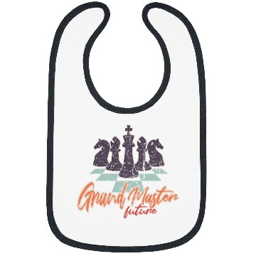 Discover Grandmaster Future challenge retro board game determination Bibs