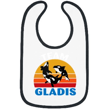 Discover Team Gladis Orca Whale Funny Boat Bibs