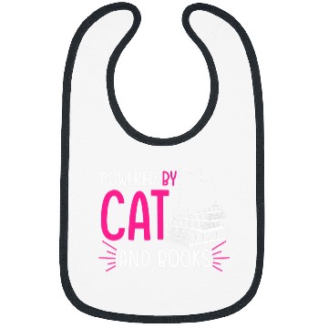 Discover Powered by Cat and Books Gift Bibs