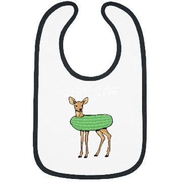 Discover Dill Doe Deer Redneck Pickle Animal Hunter Lover Pickles Bibs