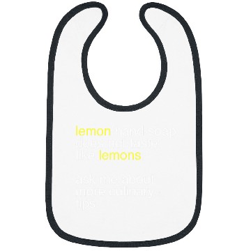 Discover lemon hand soap does not taste like lemons gift Bibs