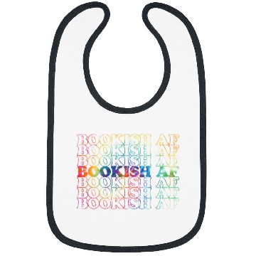 Discover Bookish AF Tie Dye Cool vintages Inspired Reading Book Lovers Bibs