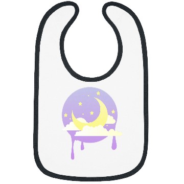Discover Pastel Moon Kawaii Pastel Goth Bibs
