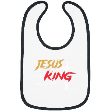 Discover Jesus Is King Bible Scripture Quote Christian Crown 4 Bibs