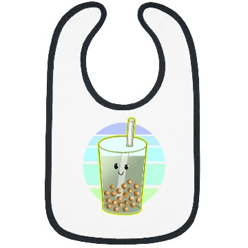 Discover Bubble Tea Cartoon Drawing Bibs
