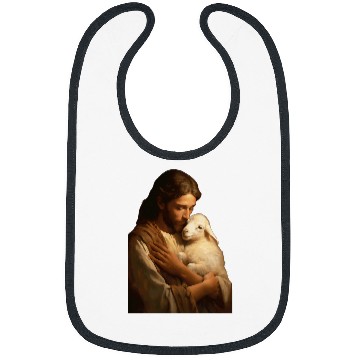 Discover Jesus and Lamb Christian Bibs