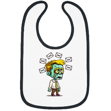 Discover Zombie With Emails Design Supervisor Bibs
