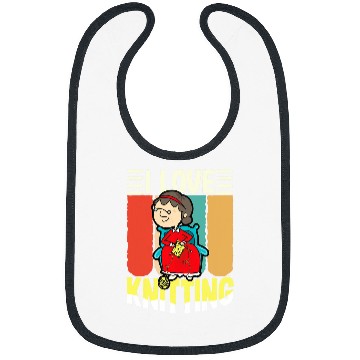 Discover I Love Knitting Wool Craft Bibs