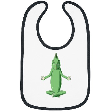 Discover Funny Yoga Chameleon Bibs