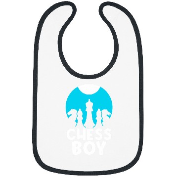 Discover Chess Boy Hobby Match Sayings Player Bibs