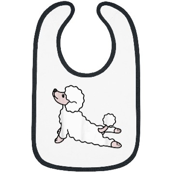 Discover Poodle Yoga Funny Dog Bibs