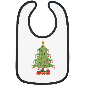 Discover Decorated Christmas Tree Ornaments Elf Candy Canes Train Bibs