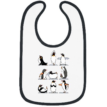 Discover Penguin Yoga Funny Bibs