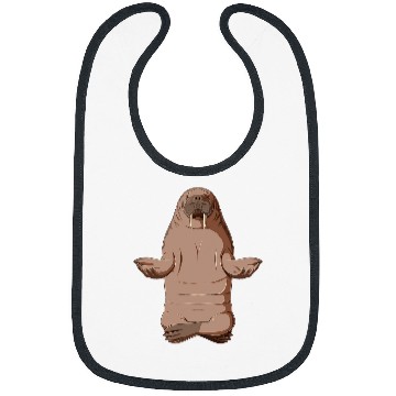Discover Funny Yoga Walrus Bibs