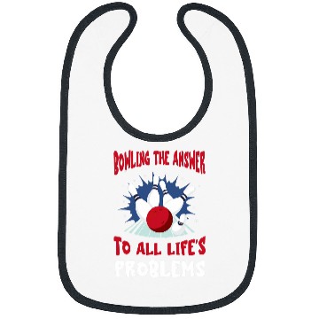 Discover Bowling The Answer Life Problem Bowling Team Bowling Pin Bibs