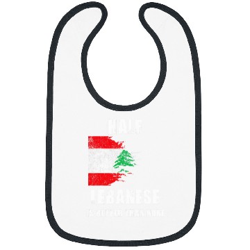 Discover Half Lebanese Is Better Than None Funny Lebanon Bibs
