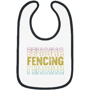 Discover bestss Fencing Coachss Retro Fencer Team vintagess Bibs