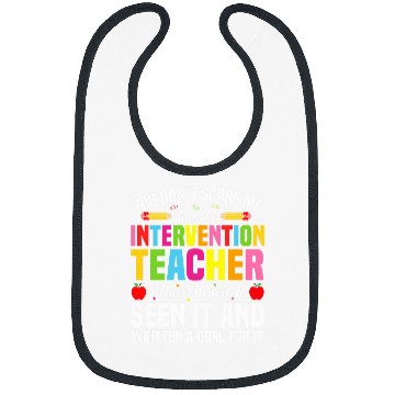 Discover Intervention Teacher Appreciation Reading Interventionist Bibs