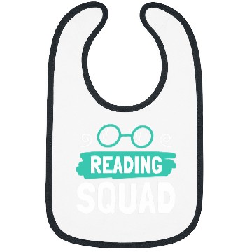 Discover Reading Squad Book Lover and Reading Teacher 8 Bibs