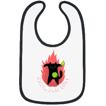 Discover South Paw Fury Angry Cat Pickleball Bibs