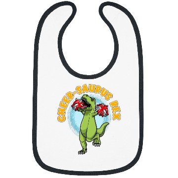 Discover CheerSaurus Rexs TRexs Dinosaur Cheerleading Cheerleader Bibs