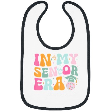 Discover In My Senior Era Class Of 2025 Graduate Senior 2025 Bibs
