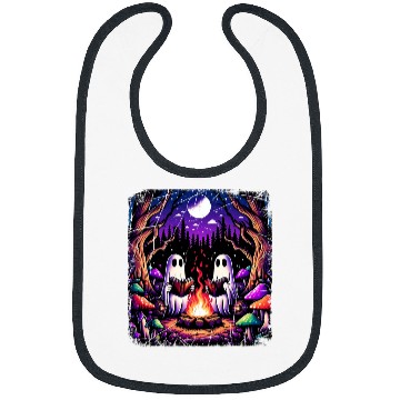 Discover Spooky ghosts Reading Book Cottagecore Teacher Bibs