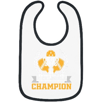 Discover Pickleball Champion Funny Player Paddle Lover Graphic Bibs