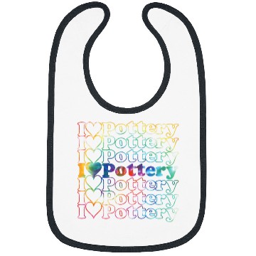 Discover Pottery Tie Dye Cool vintagess Inspired Bibs