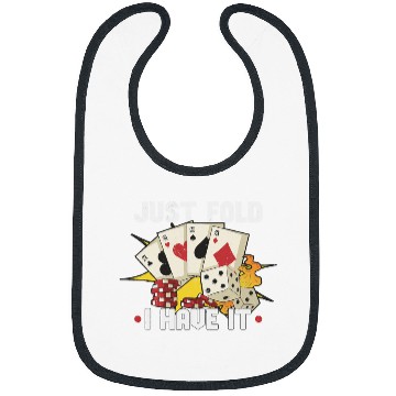 Discover Pokers Casino Pokers Player Gambling Roulette 7 Bibs