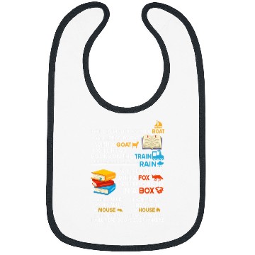 Discover Read Everywhere Book Lovers Gifts Reader Librarian Rhyme Bibs