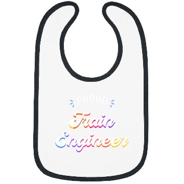 Discover Proud Train Engineer Job Bibs