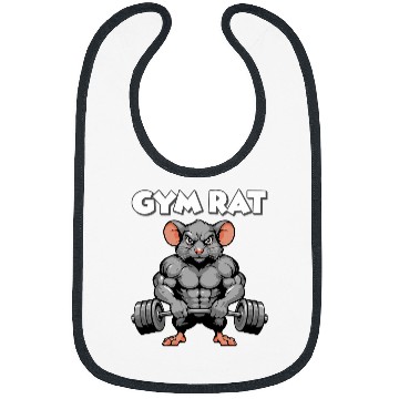 Discover Gym Rat Fitness Bodybuilding Workout Muscle Pump Bibs