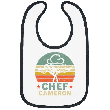 Discover Chef Cameron vintagess Chef Cooking Baking Hat Funny Chef Bibs