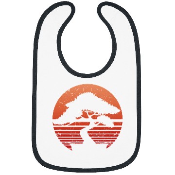 Discover vintagess Bonsai Tree Shadow Picture Retro Bibs