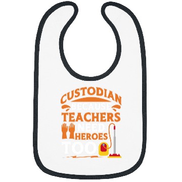 Discover School Custodian Appreciation Funny Janitor Work Uniform 23 Bibs