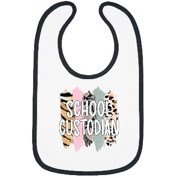 Discover School Custodian Appreciation School Janitor 21 Bibs