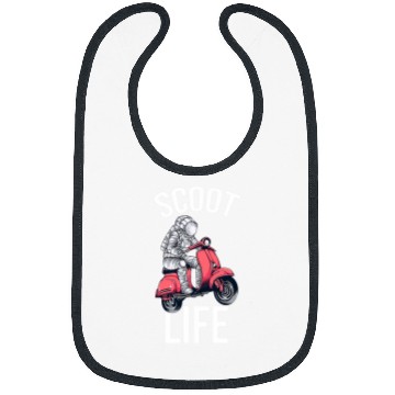 Discover Scoot Life Astronaut Moped Scooter Motorcycle Bibs