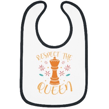 Discover Respect The King Chess Player Board Game Grandmaster Chess Bibs