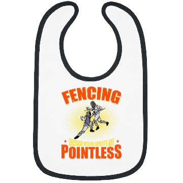 Discover Fencing fencer sport epee due 4 Bibs