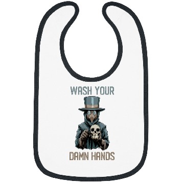 Discover Funny Goth Plague Doctor Bibs