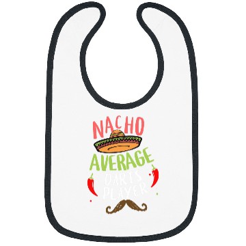 Discover Nacho Average Darts Player Cinco De Mayo Mexican Fiesta Bibs