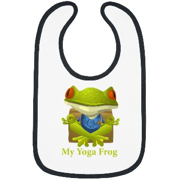 Discover My Yoga Frog Bibs
