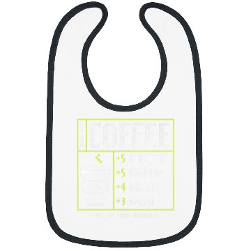 Discover Coffee Level Up Your Mornings Bibs