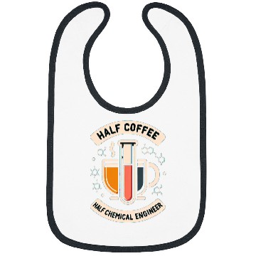 Discover Half Coffee Half chemicals Engineer Bibs