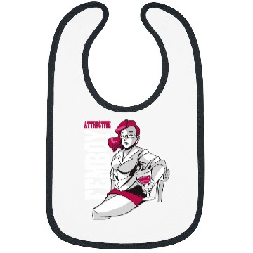 Discover Attractive Femboy Anime Wines Cool Cute Present Bibs